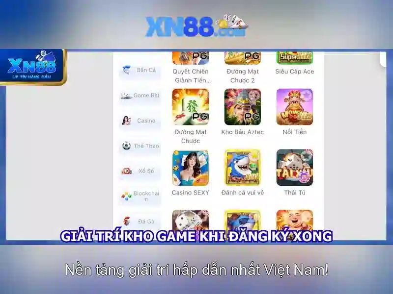 xn88: Nền tảng chơi game trực tuyến và cá cược